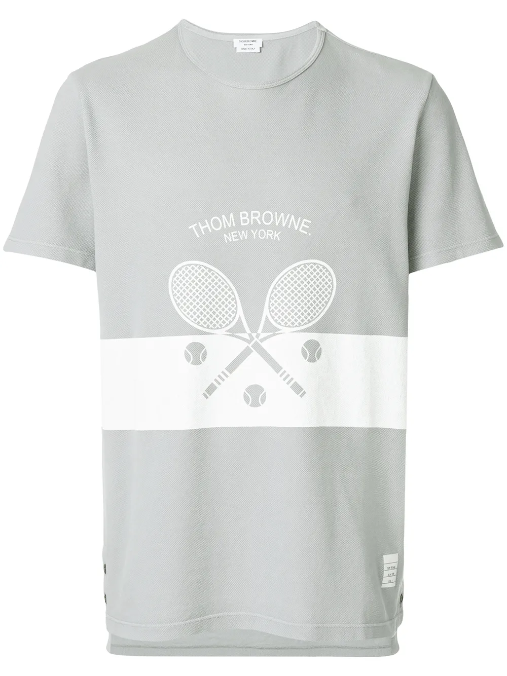 Pocket Thom PoloGris Browne Farfetch Algodón Oversized Piqué 4j5LAR