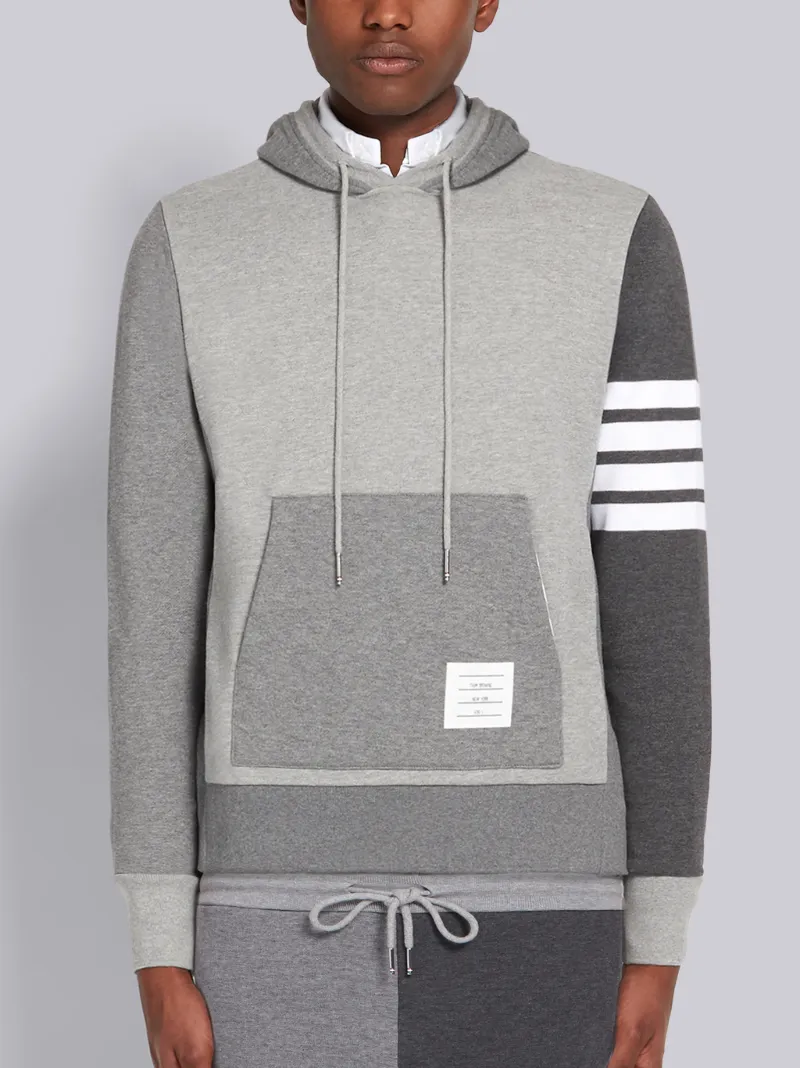 Fun-mix Tonal Loopback Jersey Knit Engineered 4-bar Pullover 