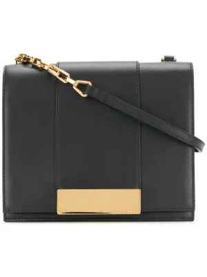 Sergio Rossi Purses Luxury Handbags Farfetch Sergio Rossi Logo Plaque Shoulder Bag