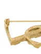 Image 1 of Saint Laurent monogram crocodile-effectt brooch