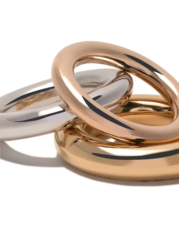 Charlotte Chesnais Brahma Set Of Rings | Metallic | FARFETCH