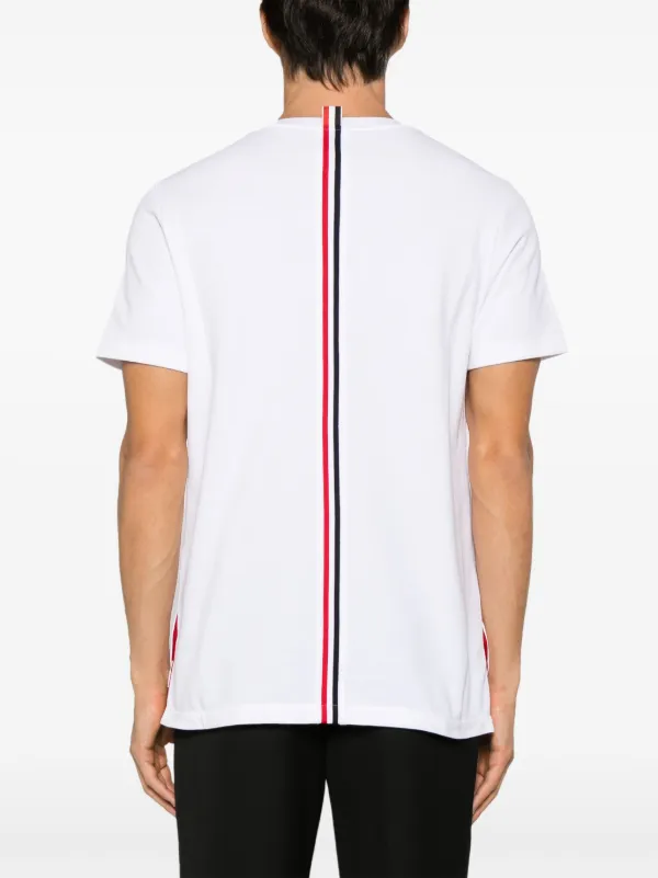 Thom Browne RWBストライプ ピケ Tシャツ | ホワイト | FARFETCH JP