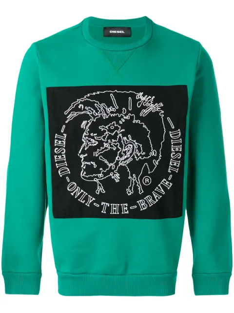 $103 Diesel Only The Brave Sweatshirt 