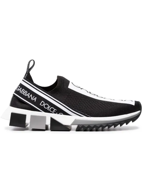 Click to view more detailed imagery on our partner's website Dolce & Gabbana Dolce And Gabbana Black Sorrento Slip-on Sneakers