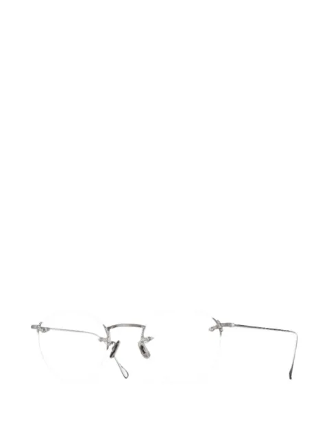 Eyevan7285 140 rimless round-frame glasses