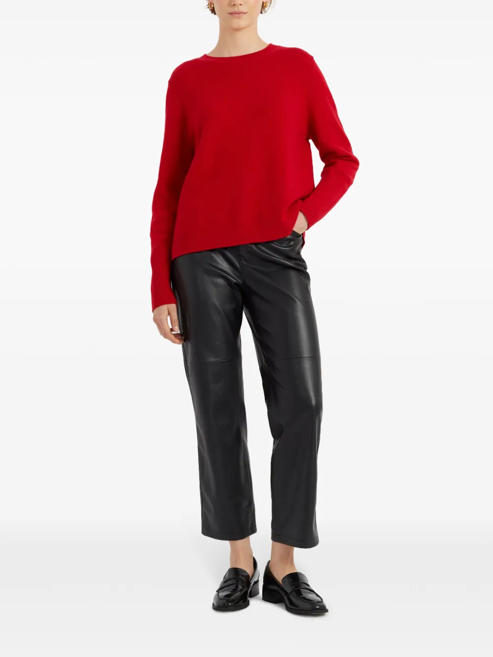 Chinti & Parker draped hem sweater - Rood