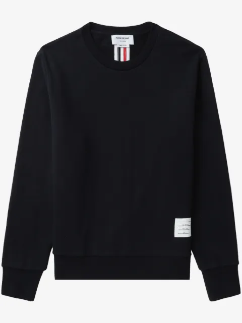 Thom Browne rear RWB stripe sweatshirt