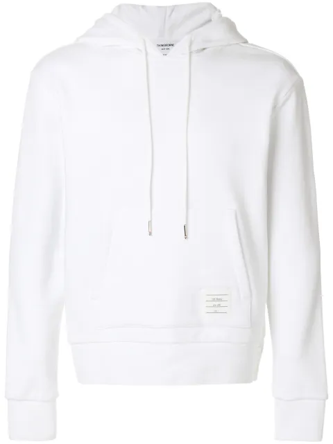 Thom Browne Center-Back Stripe Jersey Hoodie