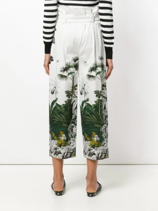 Cheap Alberta Ferretti Black Lace-Up Side Cropped Trousers For Women Sale Cheap Alberta Ferretti Black Lace-Up Side Cropped Trousers For Women Sale