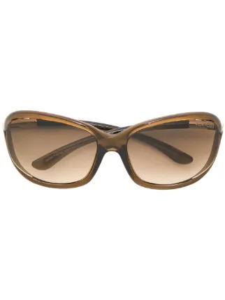 TOM FORD Eyewear オーバーサイズ サングラス | ブラウン | FARFETCH JP