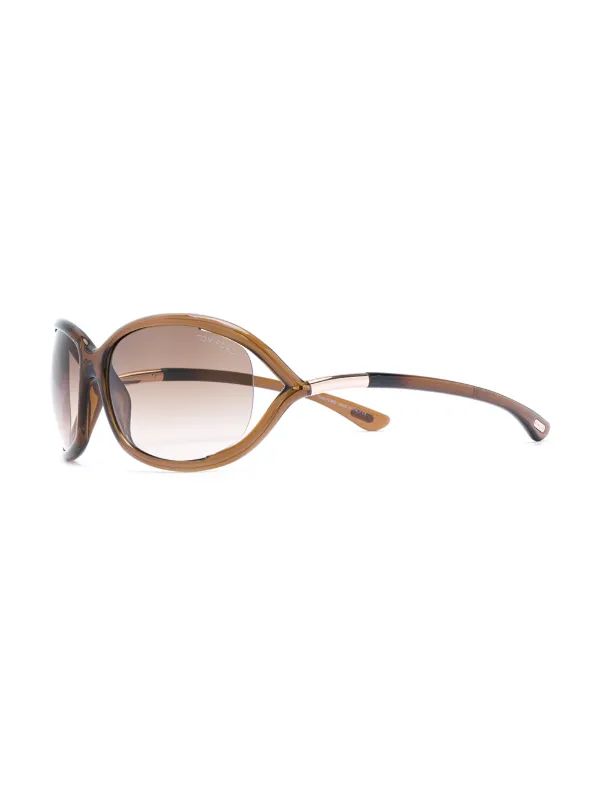 TOM FORD Eyewear オーバーサイズ サングラス | ブラウン | FARFETCH JP