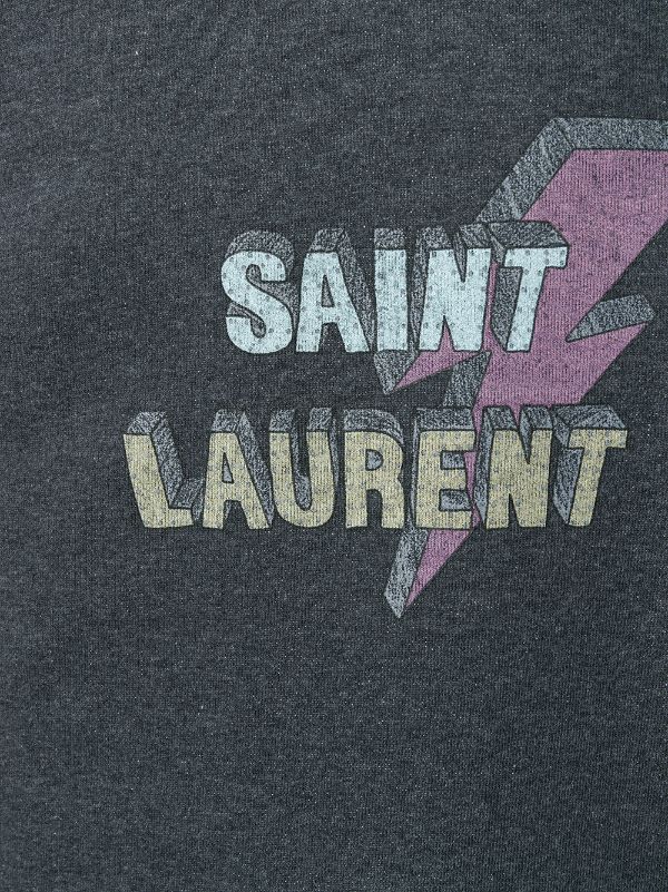 saint laurent lightning bolt sweater