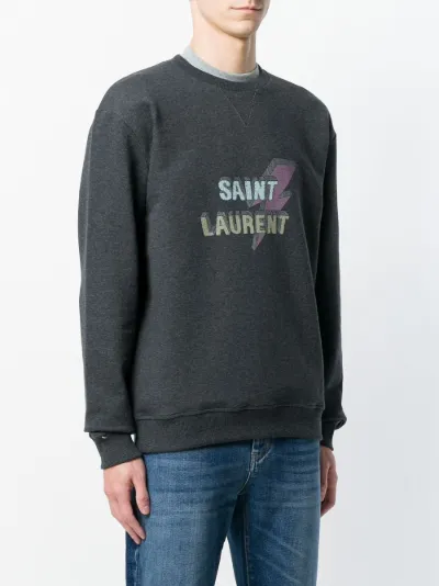 Saint Laurent lightning bolt logo 