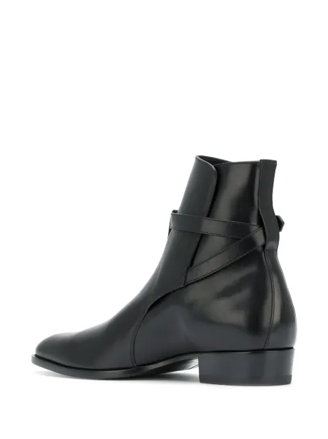 Saint Laurent Bota 'Wyatt 30 Jodhpur' - Farfetch