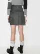 Thom Browne Twill mini-plooirok