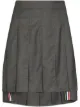 Afbeelding 1 van Thom Browne Twill mini-plooirok