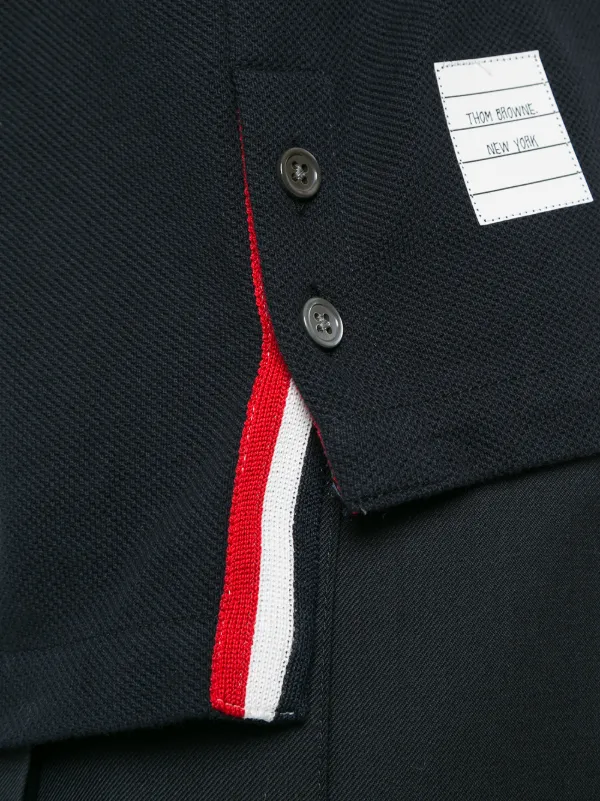 Thom Browne リラックスフィット ショートスリーブポロ センター