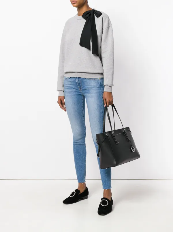michael kors voyager tote blue