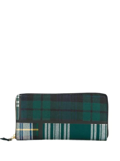 Comme Des Garçons Wallet tartan-print wool wallet