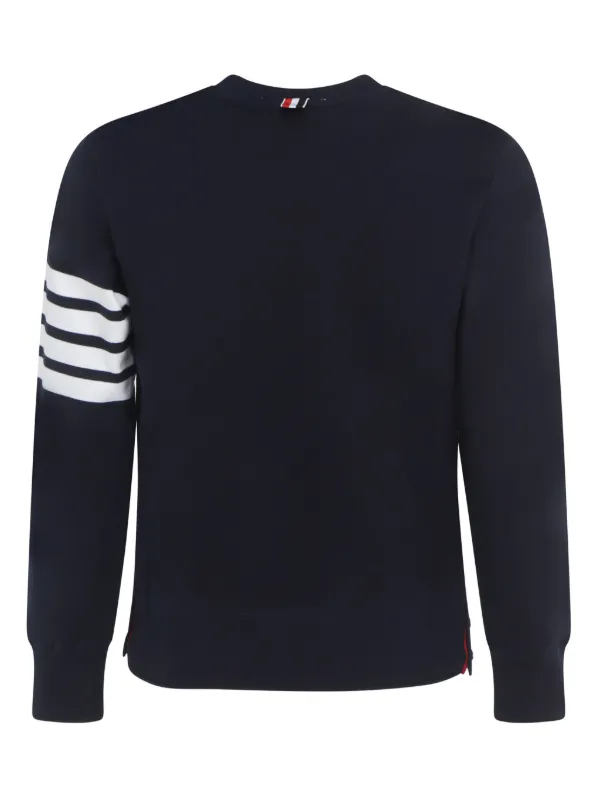 THOM BROWNE made in Japan Pullover SZ 3 Navy shops with stripe