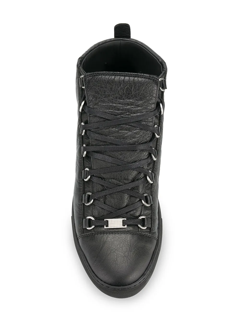 balenciaga black arena high top trainers