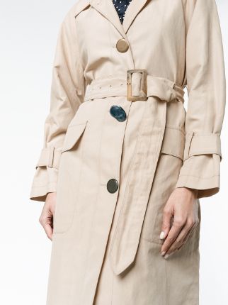 Hazel Belted Trench Coat展示图