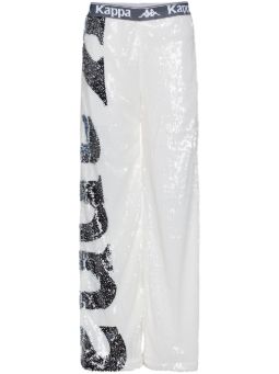 kappa sequin track pants