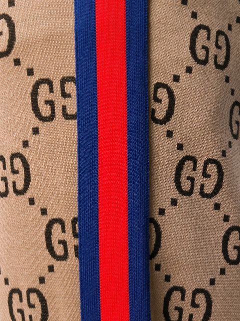 gucci gg jacquard jogging pants