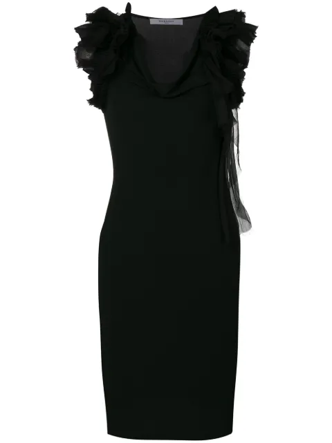 Givenchy ruffle strap shift dress