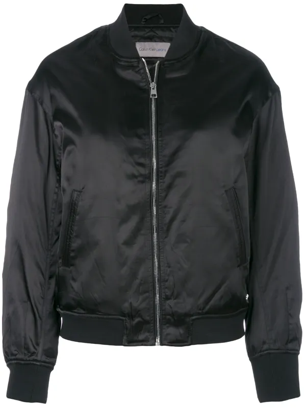 calvin klein quilted bomber jacket