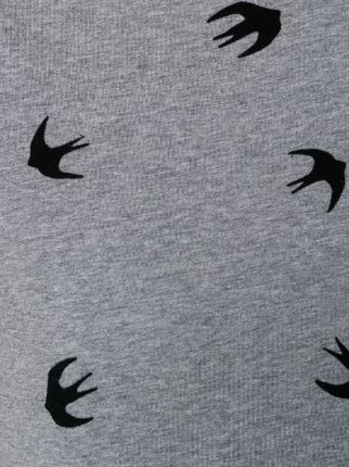 swallow print T-shirt dress展示图