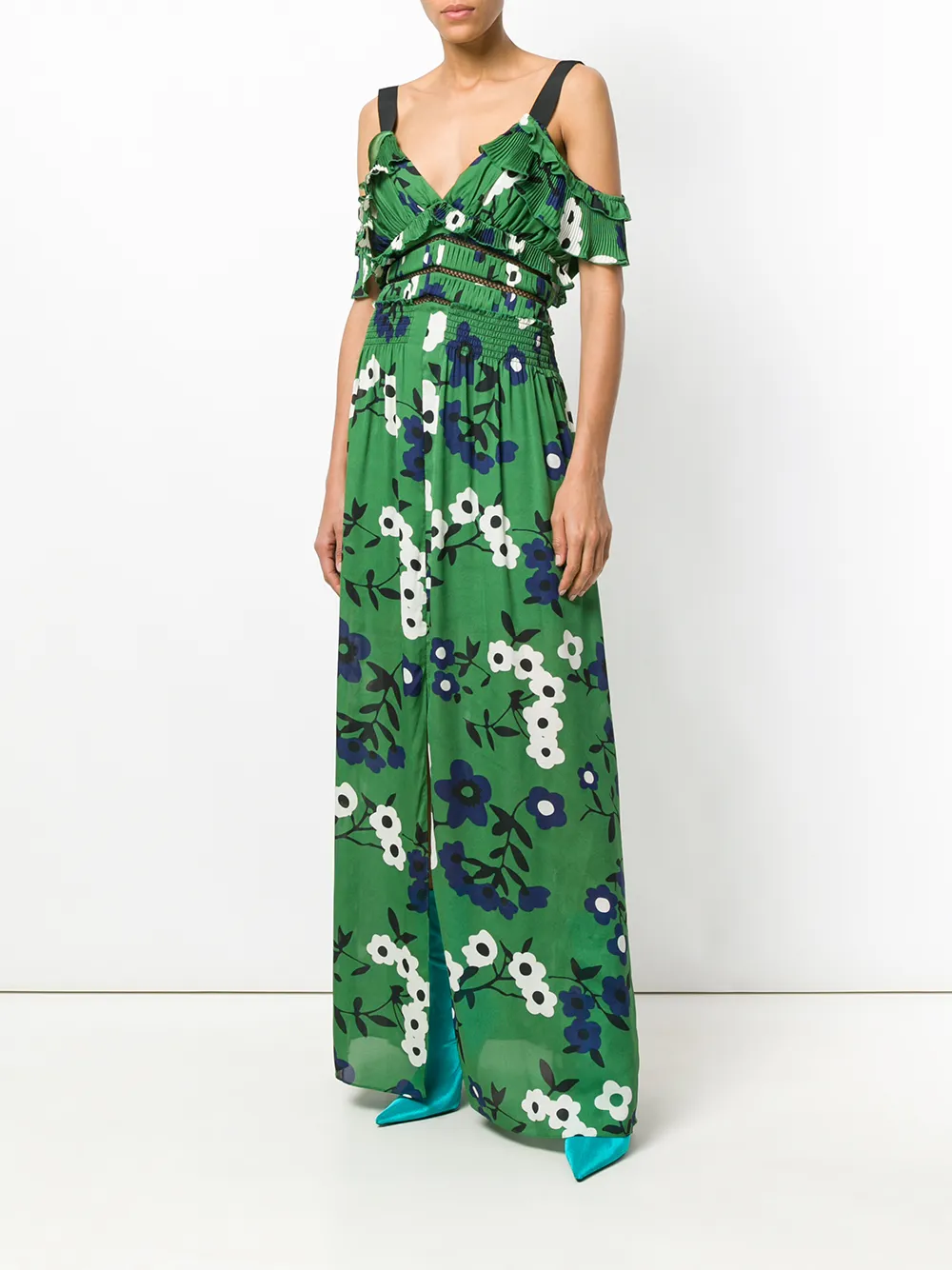self portrait floral maxi dress