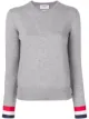 الصورة 1 من Thom Browne كنزة grosgrain أزرار أكمام طاقم
