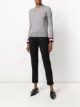 الصورة 2 من Thom Browne كنزة grosgrain أزرار أكمام طاقم