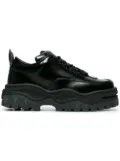EYTYS Black Angel Lift Leather Platform Sneakers