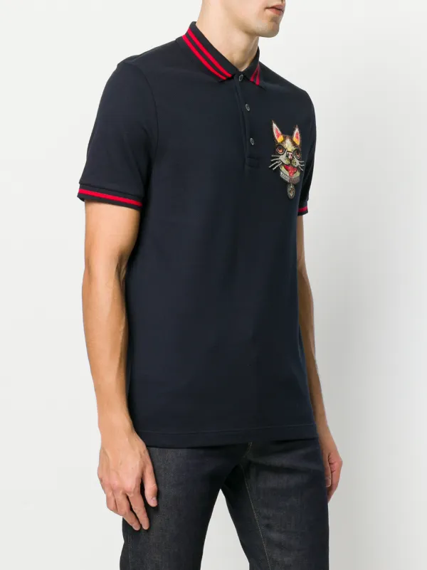 polo shirt with dog logo