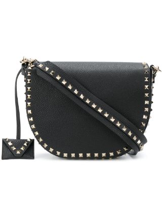 valentino rockstud saddle bag