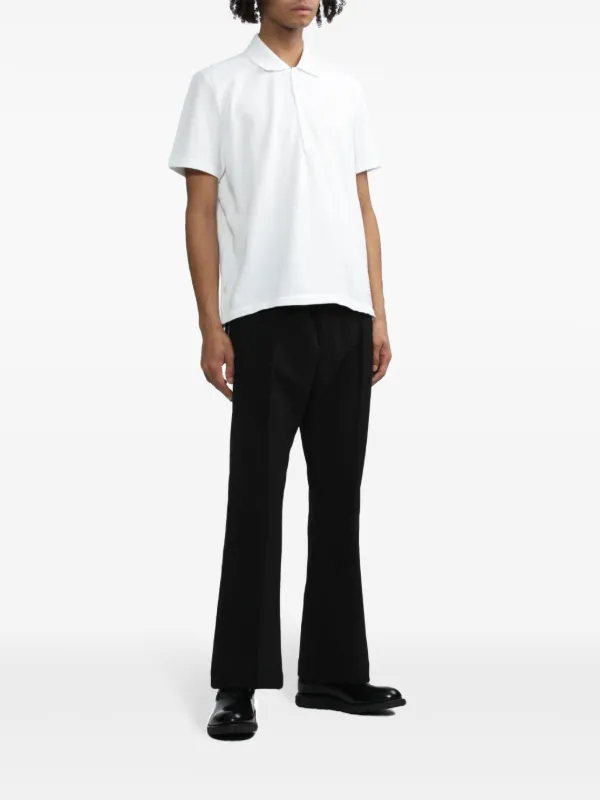 Thom Browne back-stripe Polo Shirt | White | FARFETCH