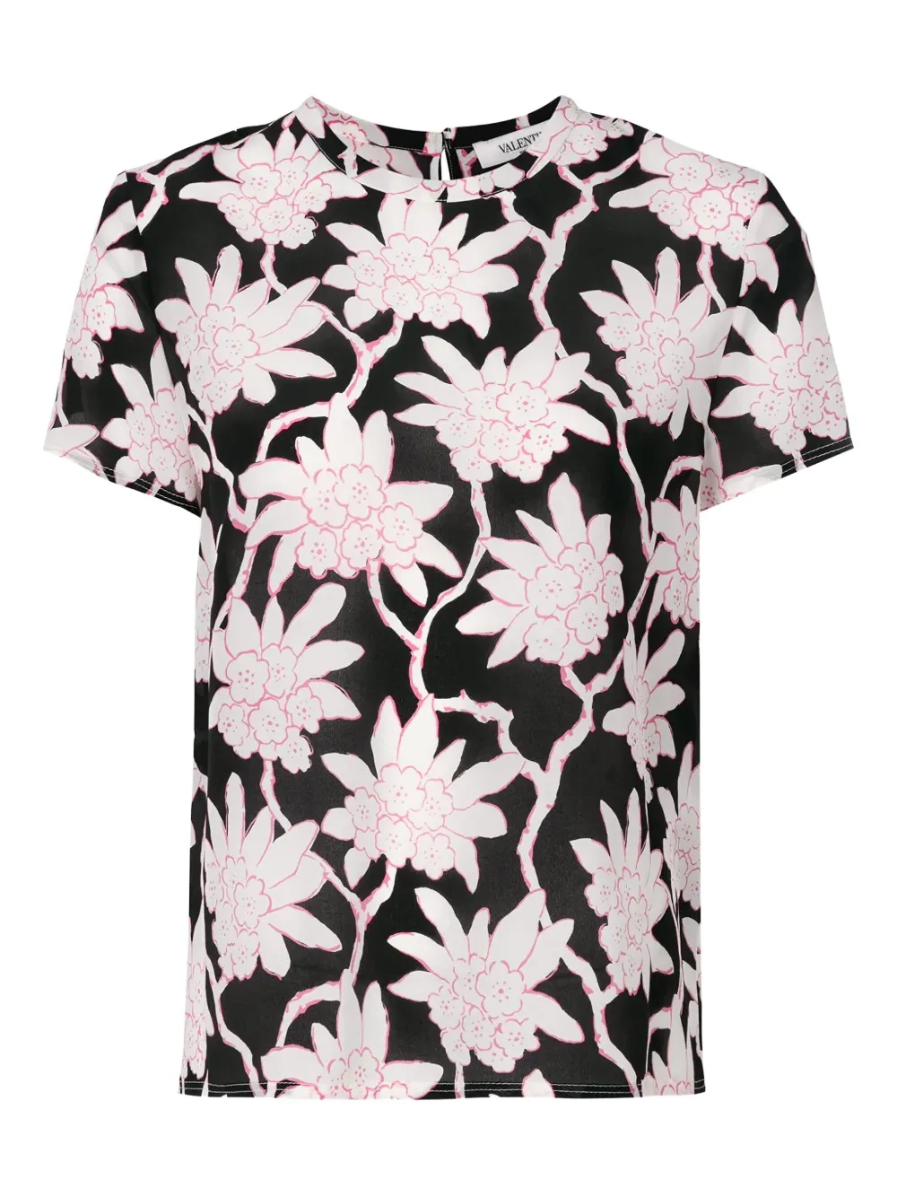 Valentino Garavani Popflowers print top Zwart