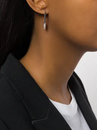 Karl Lagerfeld Safety Pin Earrings Farfetch Karl Lagerfeld Safety Pin Earrings