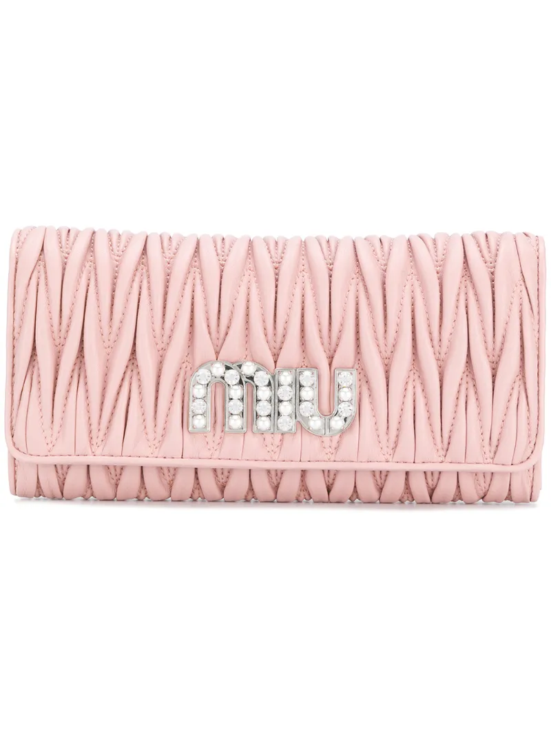 континентальный кошелек Miu Miu
