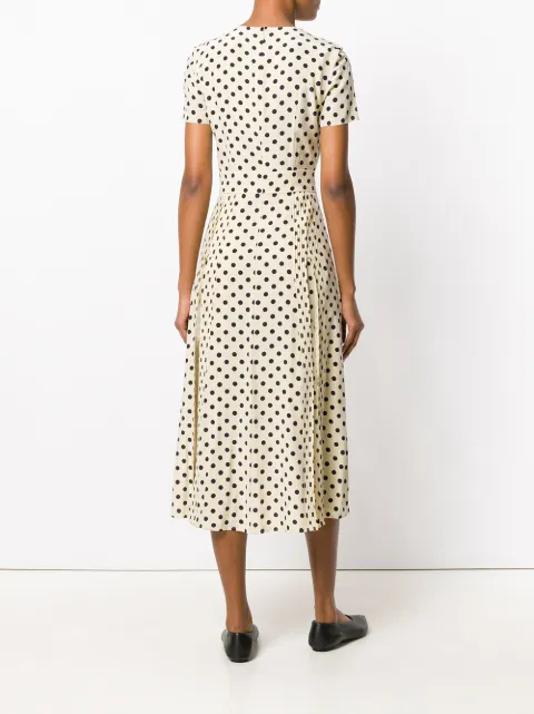 burberry polka dot dress