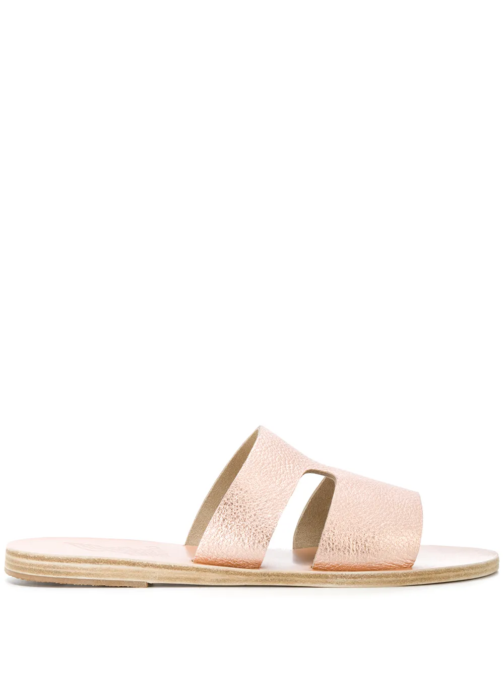 Ancient Greek Sandals Apteros metallic sandals | Pink | Image 1