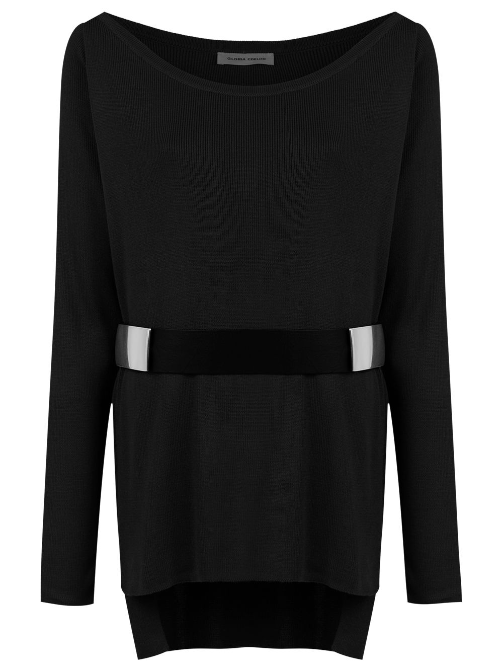 фото Gloria Coelho belted knit blouse