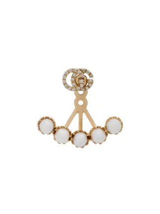 Gucci Double G Single Earring Farfetch Gucci Double G Single Earring