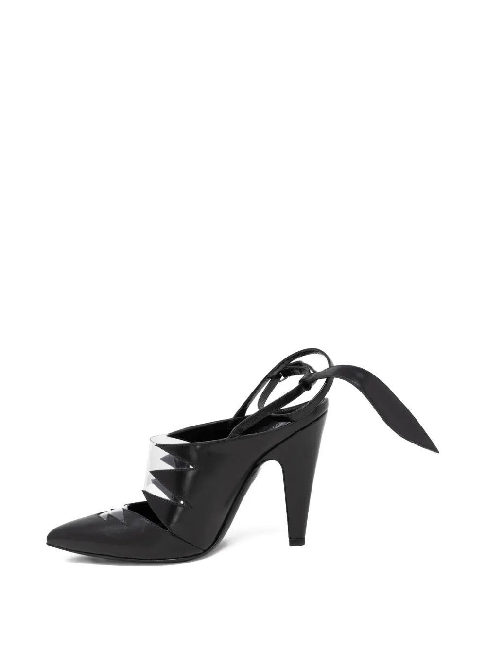 Calvin Klein Kai 105 cut-out leren pumps Zwart