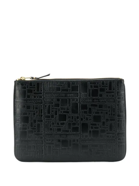 Comme Des Garçons Wallet leather clutch bag