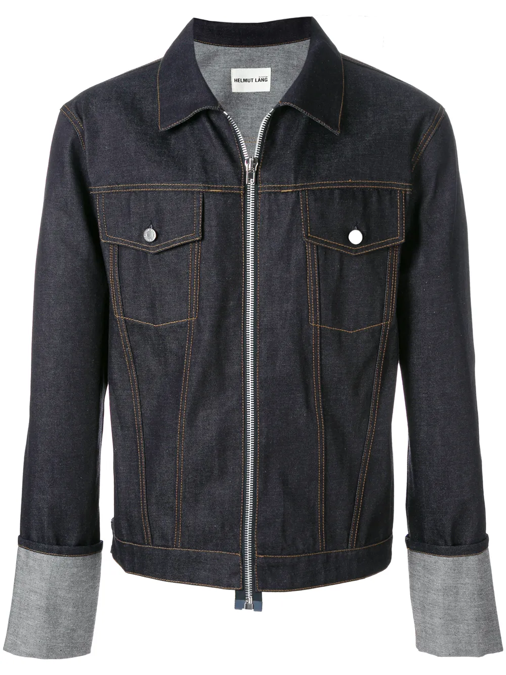 helmut lang zip denim jacket