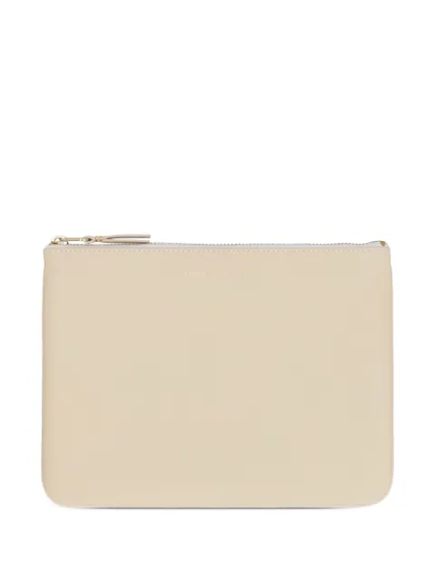 Comme Des Garçons Wallet logo-print leather pouch