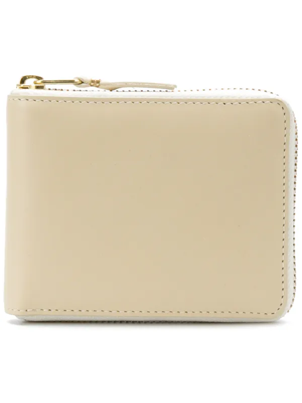 Comme Des Garçons Wallet Glossy half-zip Wallet - Farfetch